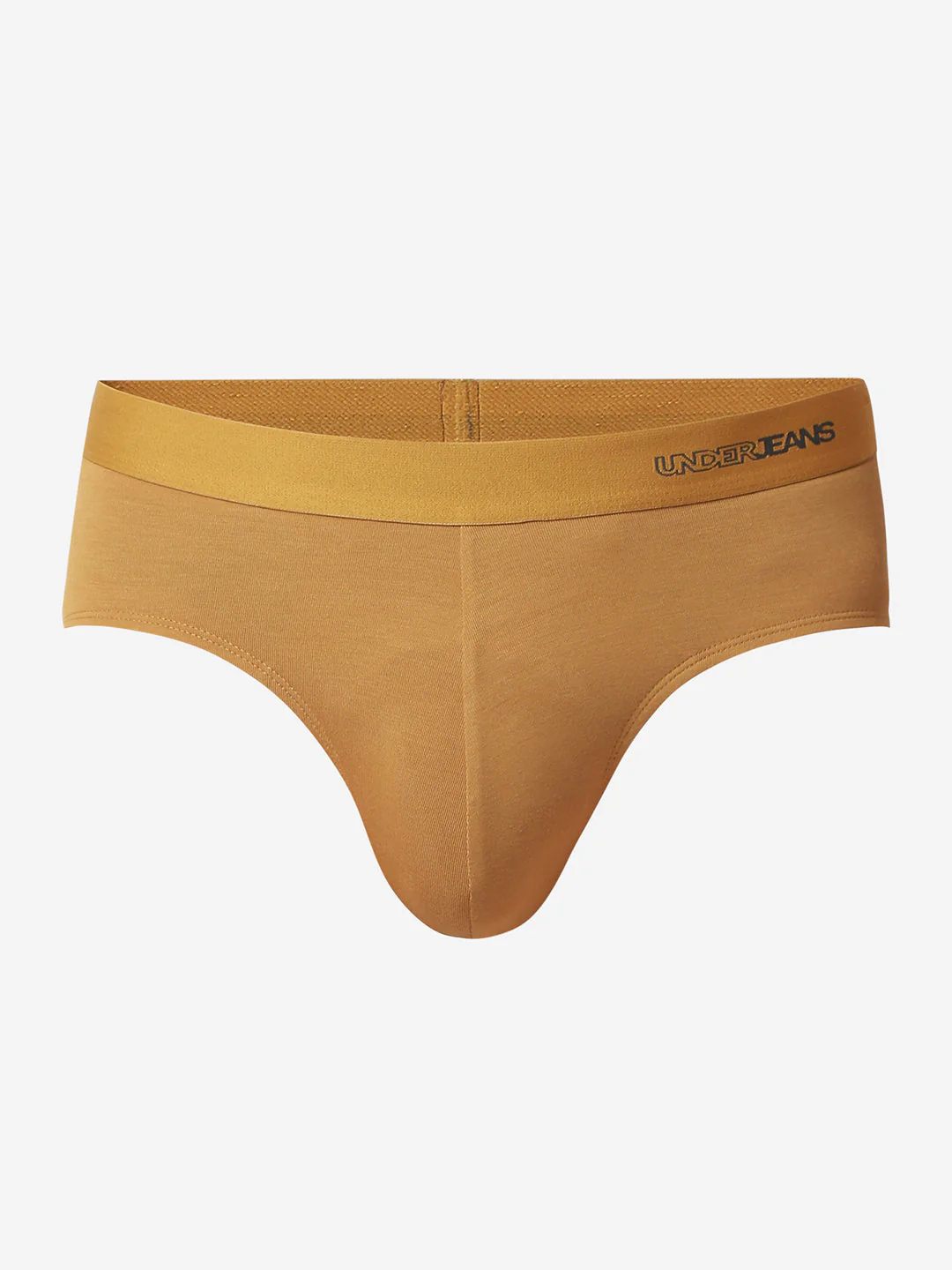 Underjeans Khaki Mid-Rise Solid Ultrasoft Brief - Image 8