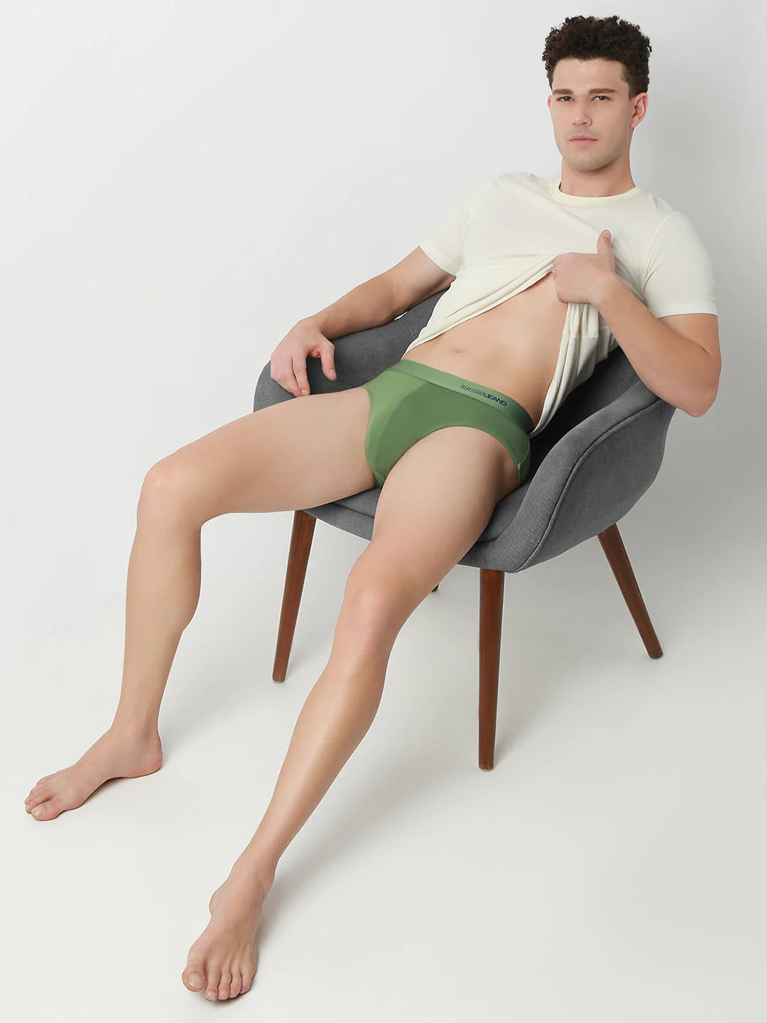 Underjeans Mid-Rise Print Ultrasoft Brief - Image 6