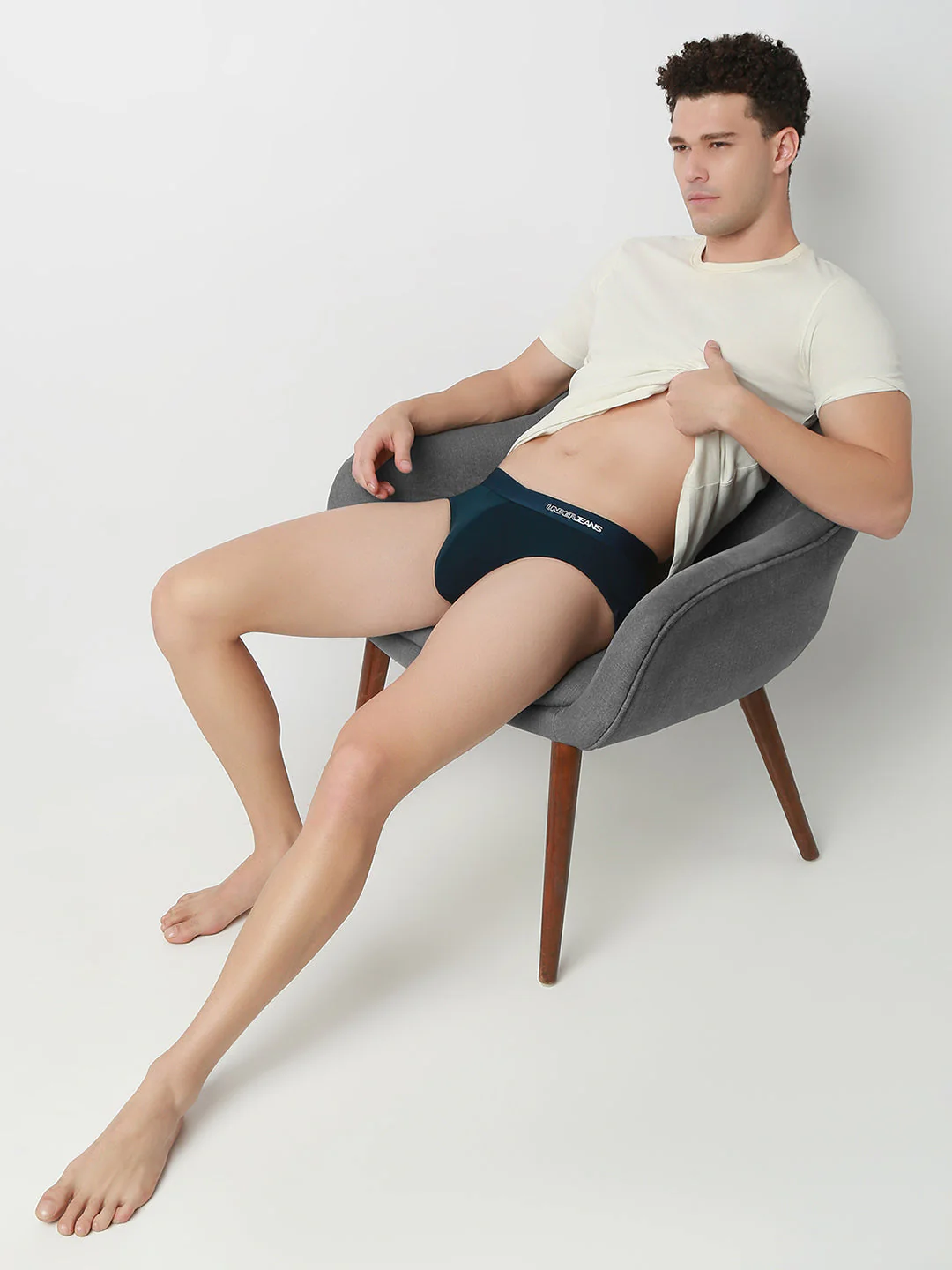 Underjeans Mid-Rise Solid Ultrasoft Brief - Image 6