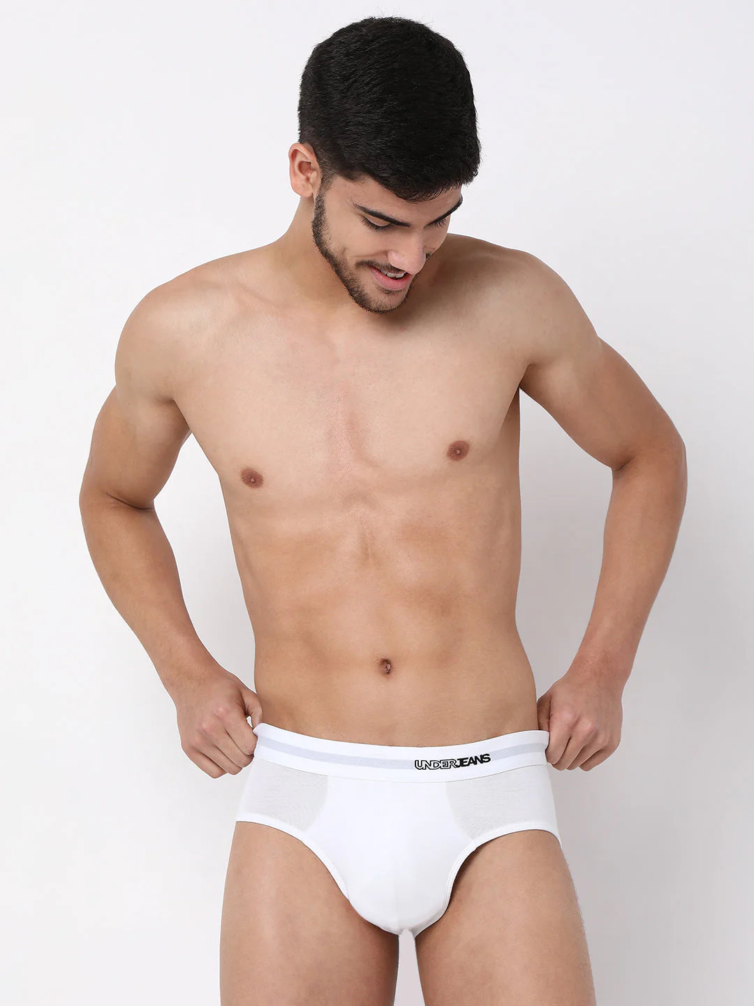 Underjeans White Micromodal Brief - Image 2