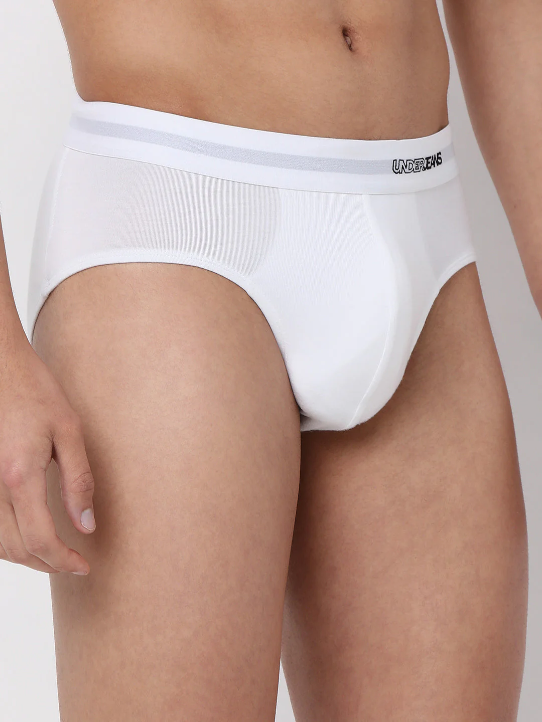 Underjeans White Micromodal Brief - Image 5