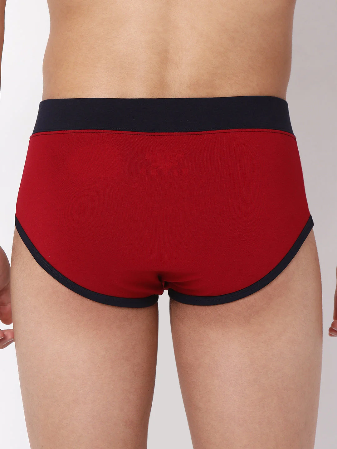 Underjeans Cotton Blend Maroon Brief - Image 5