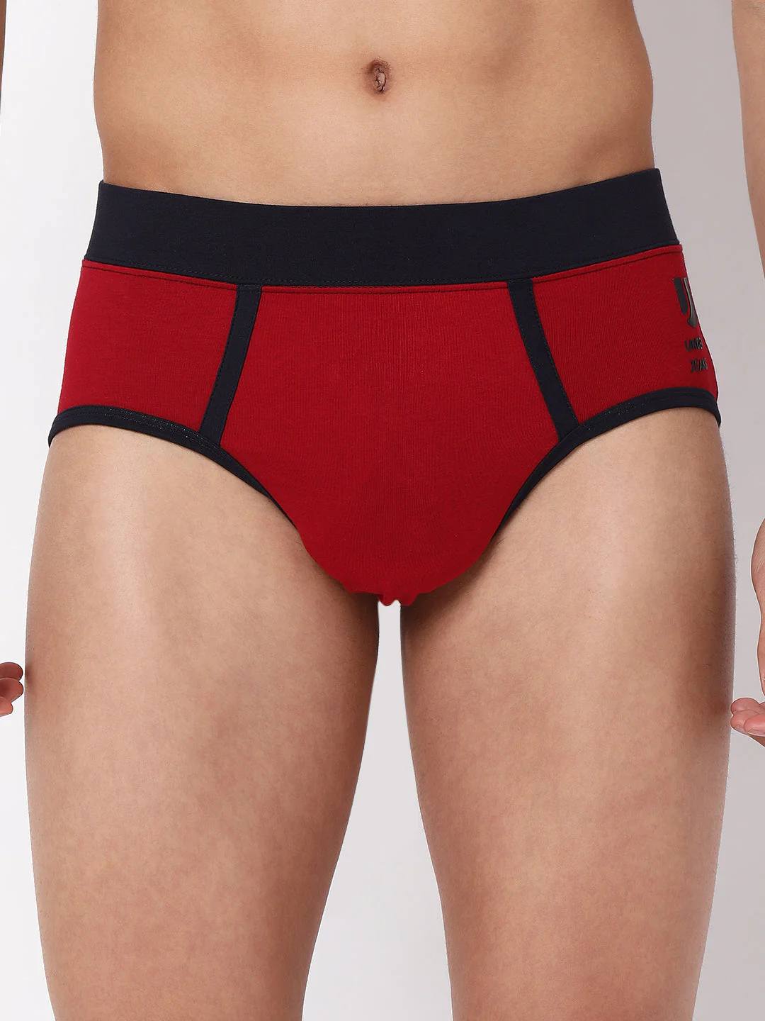 Underjeans Cotton Blend Maroon Brief - Image 9