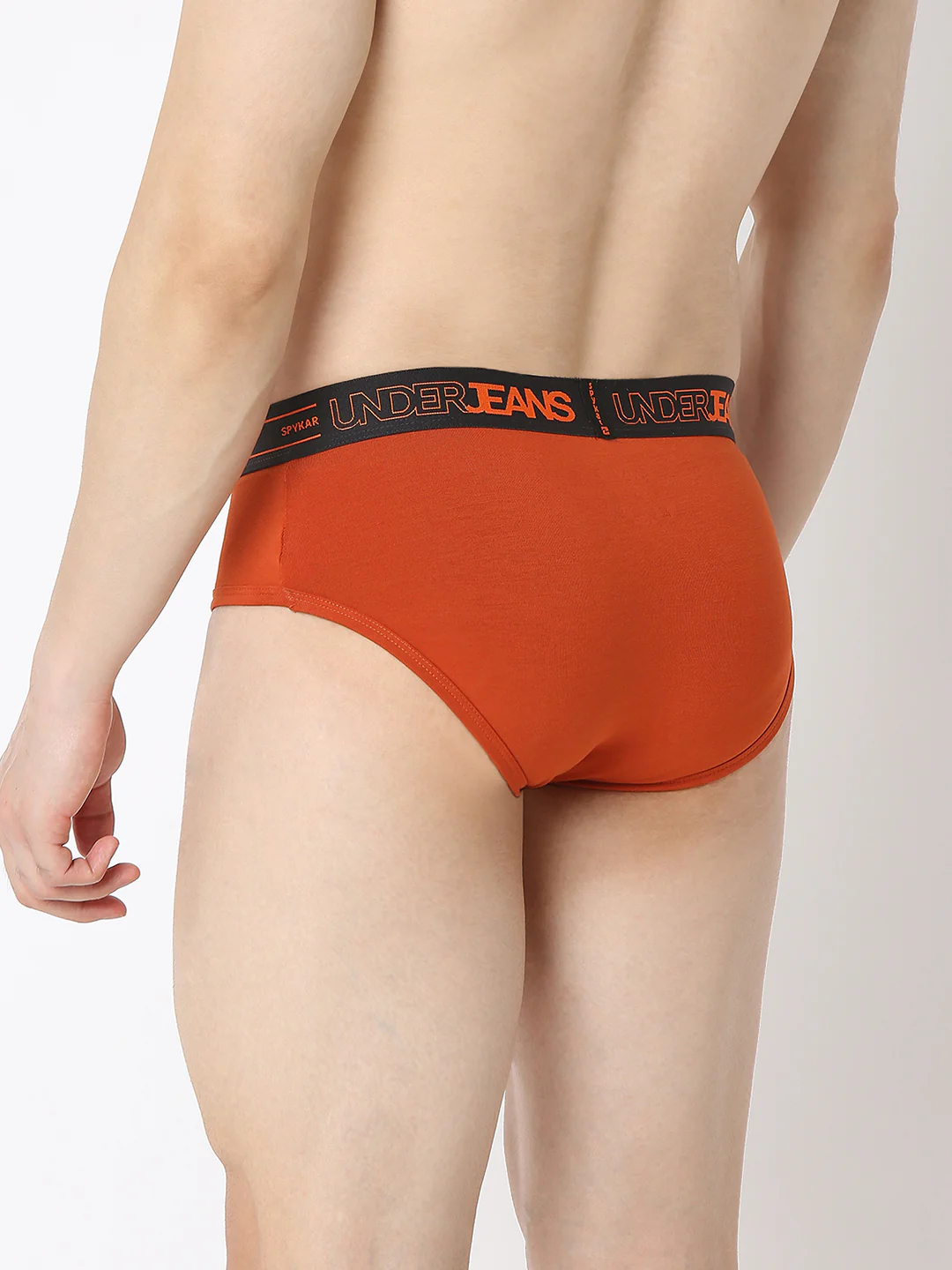 Underjeans Orange Regular Fit Brief - Image 5