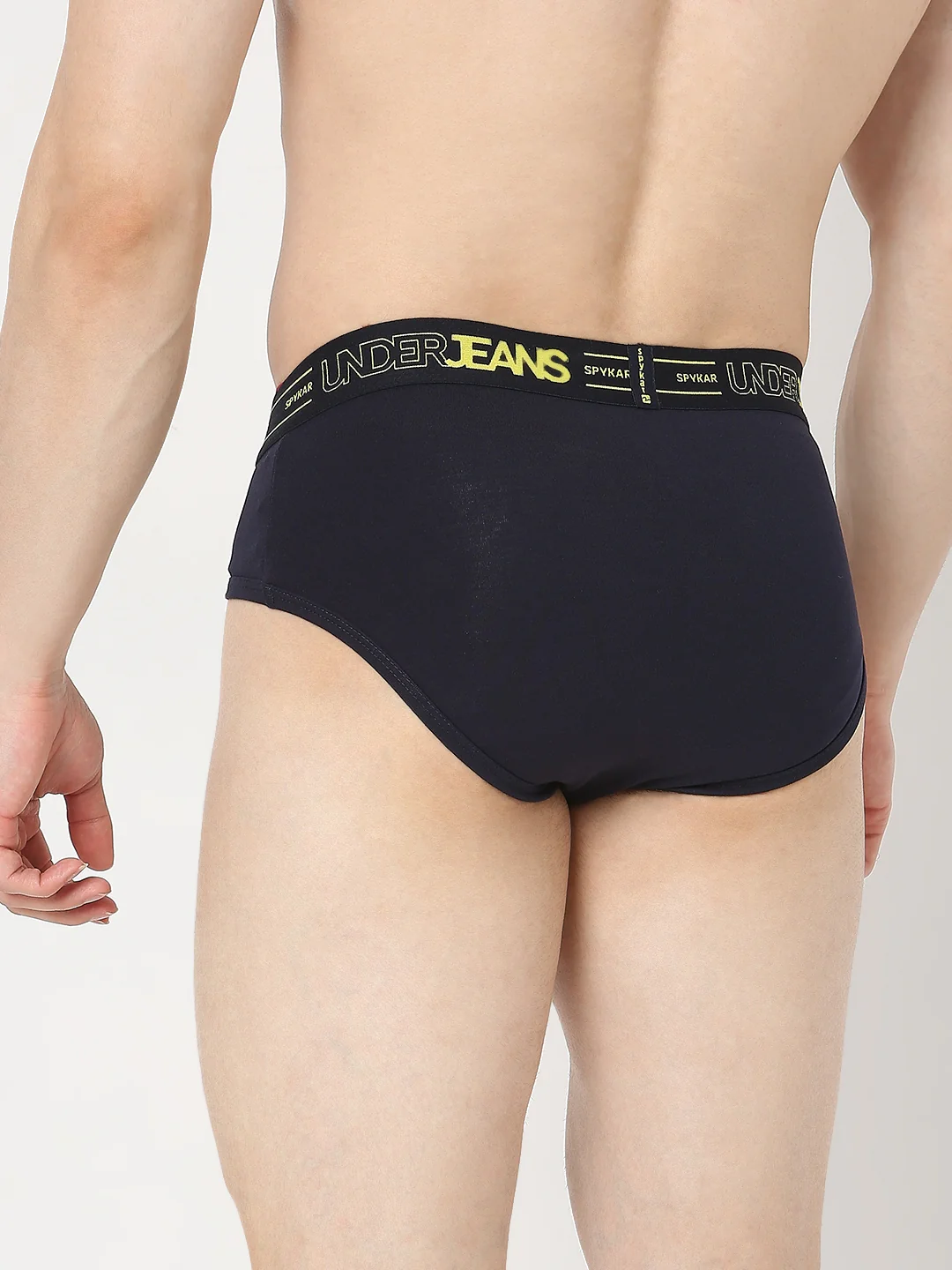 Underjeans Navy Regular Fit Brief - Image 5