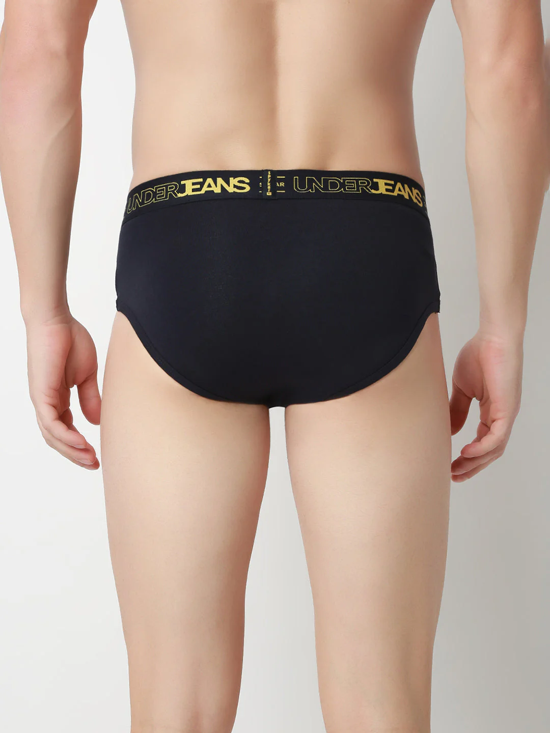 Underjeans Navy Mid-Rise Solid Ultrasoft Brief - Image 5