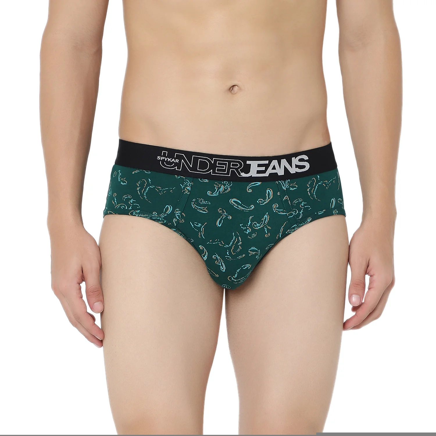 Underjeans Green Ultrasoft Brief - Image 2