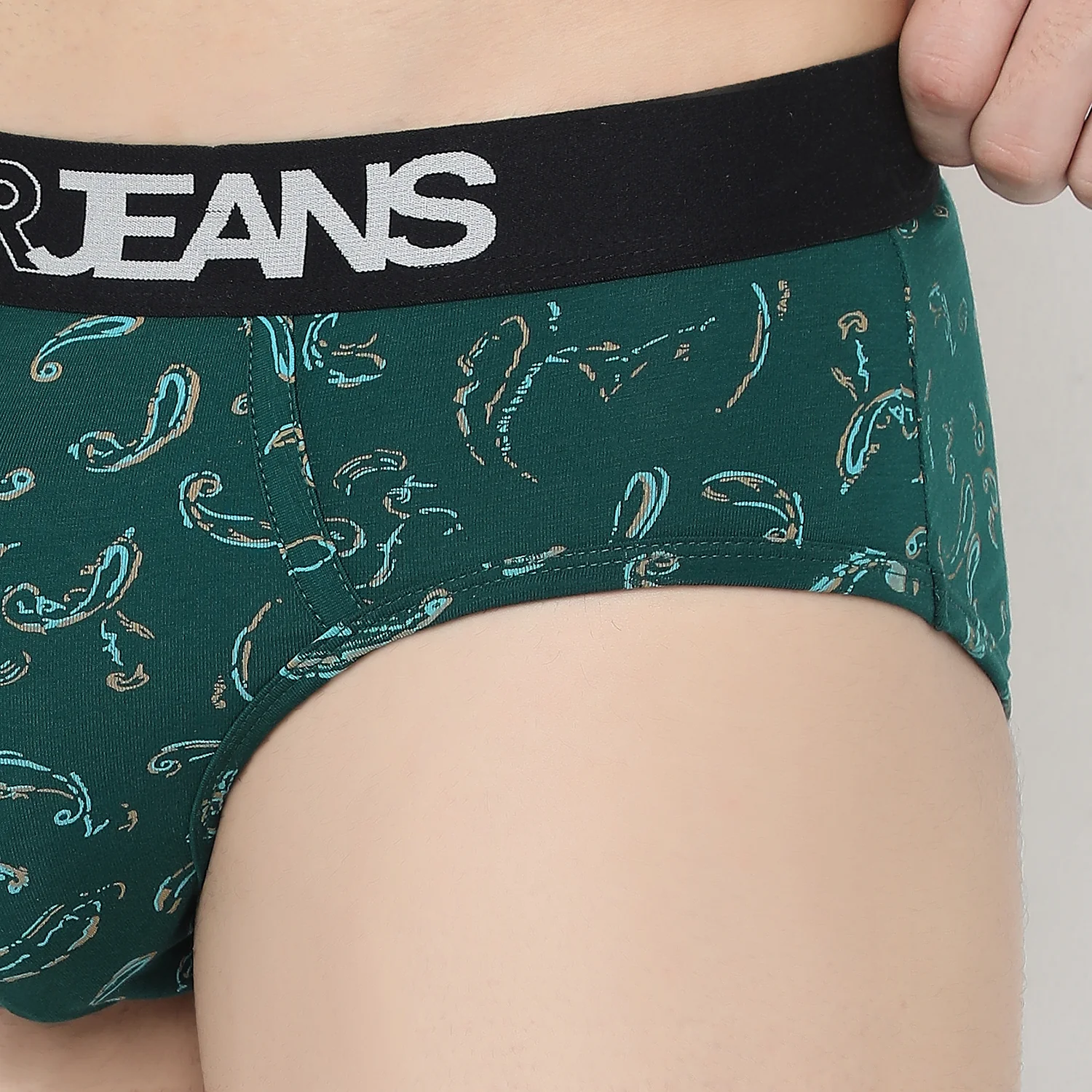 Underjeans Green Ultrasoft Brief - Image 5