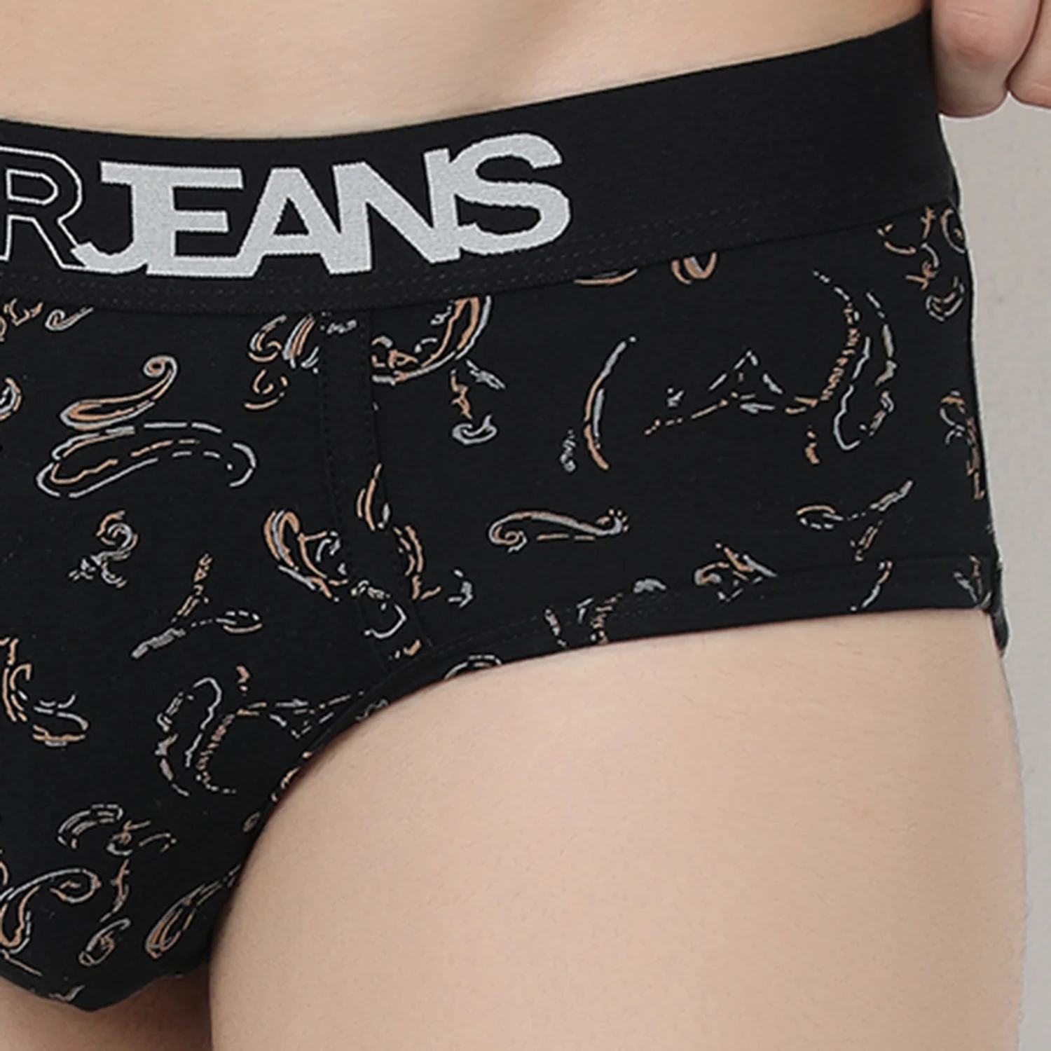 Underjeans Dark Grey Ultrasoft Brief - Image 5