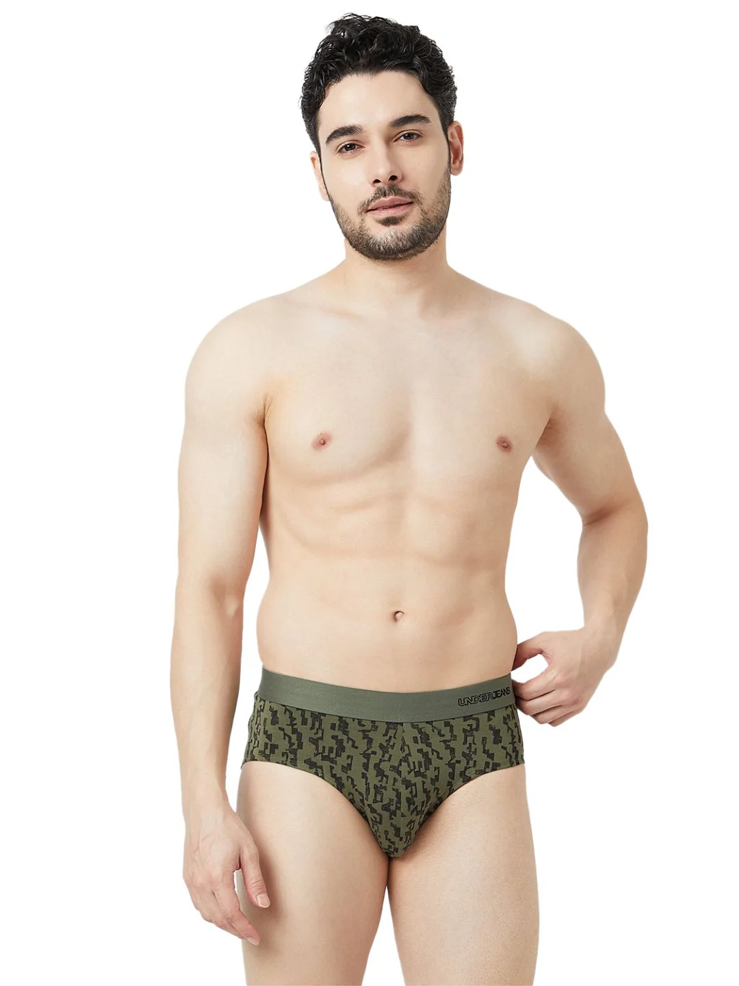 Underjeans Mid-Rise Print Ultrasoft Brief