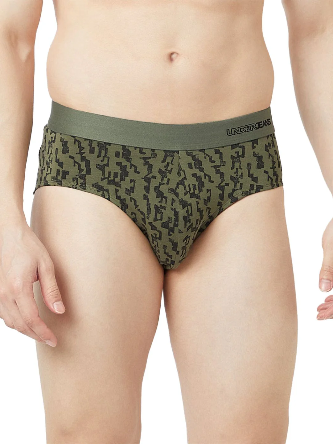 Underjeans Mid-Rise Print Ultrasoft Brief - Image 2