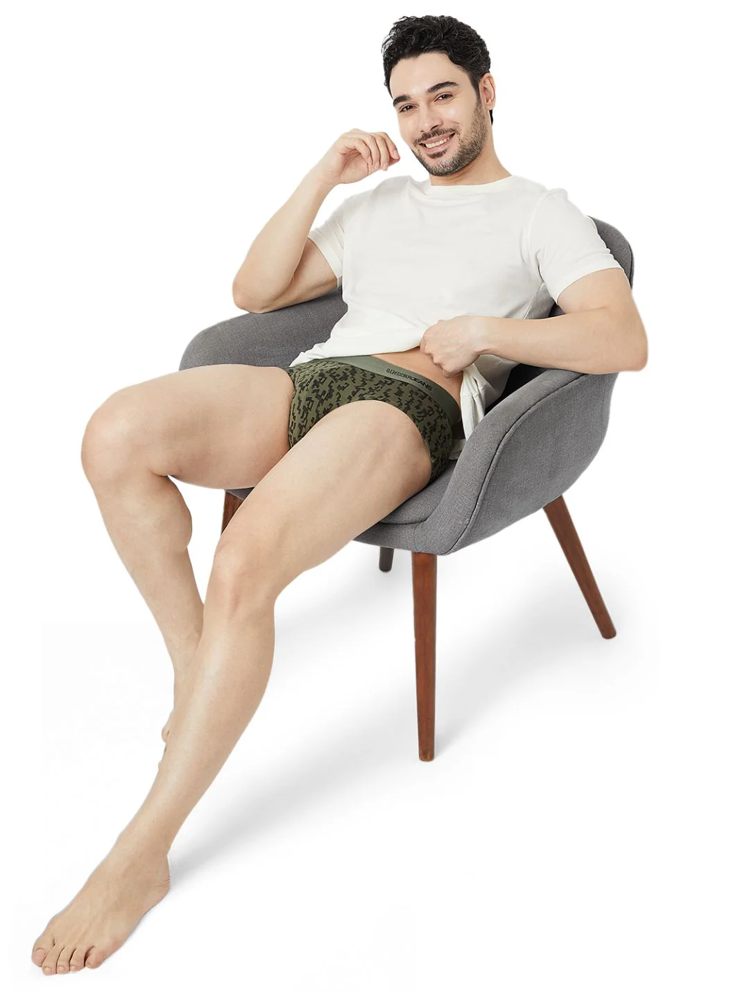 Underjeans Mid-Rise Print Ultrasoft Brief - Image 5