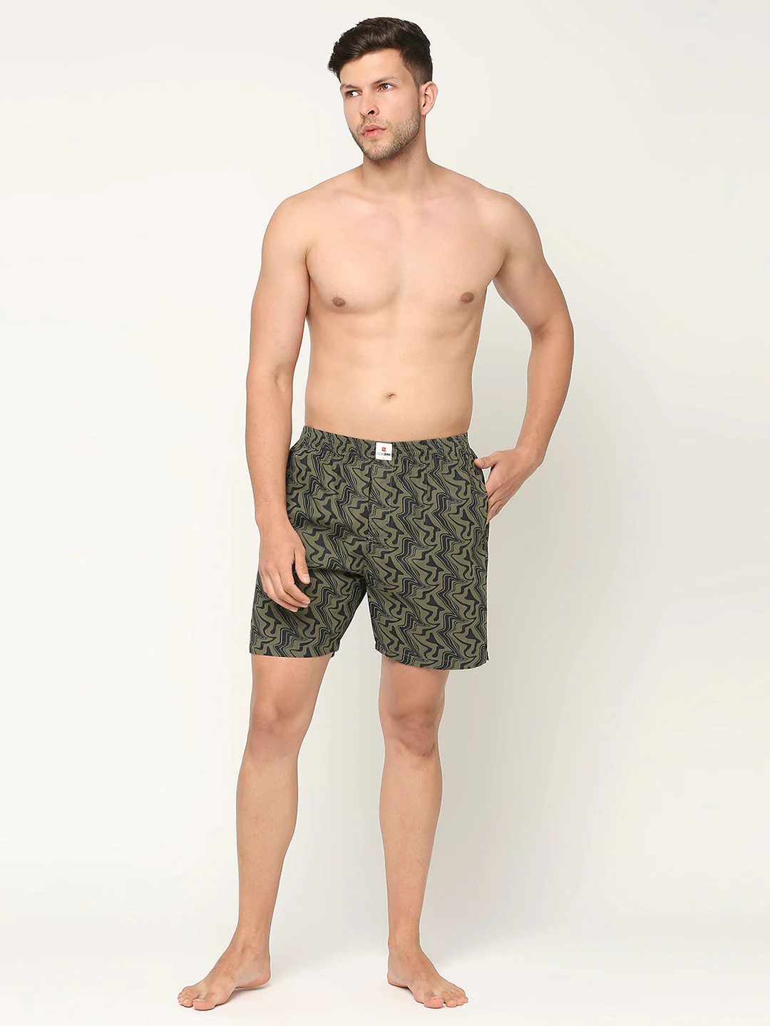 Underjeans Print Cotton Boxers