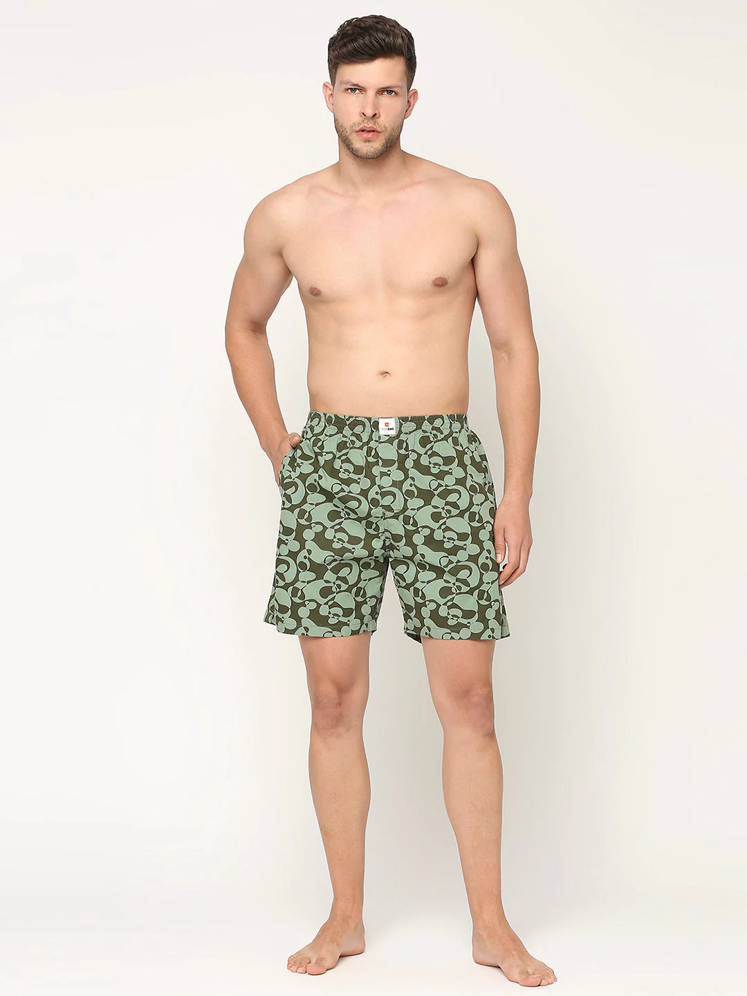 Underjeans Print Cotton Boxers