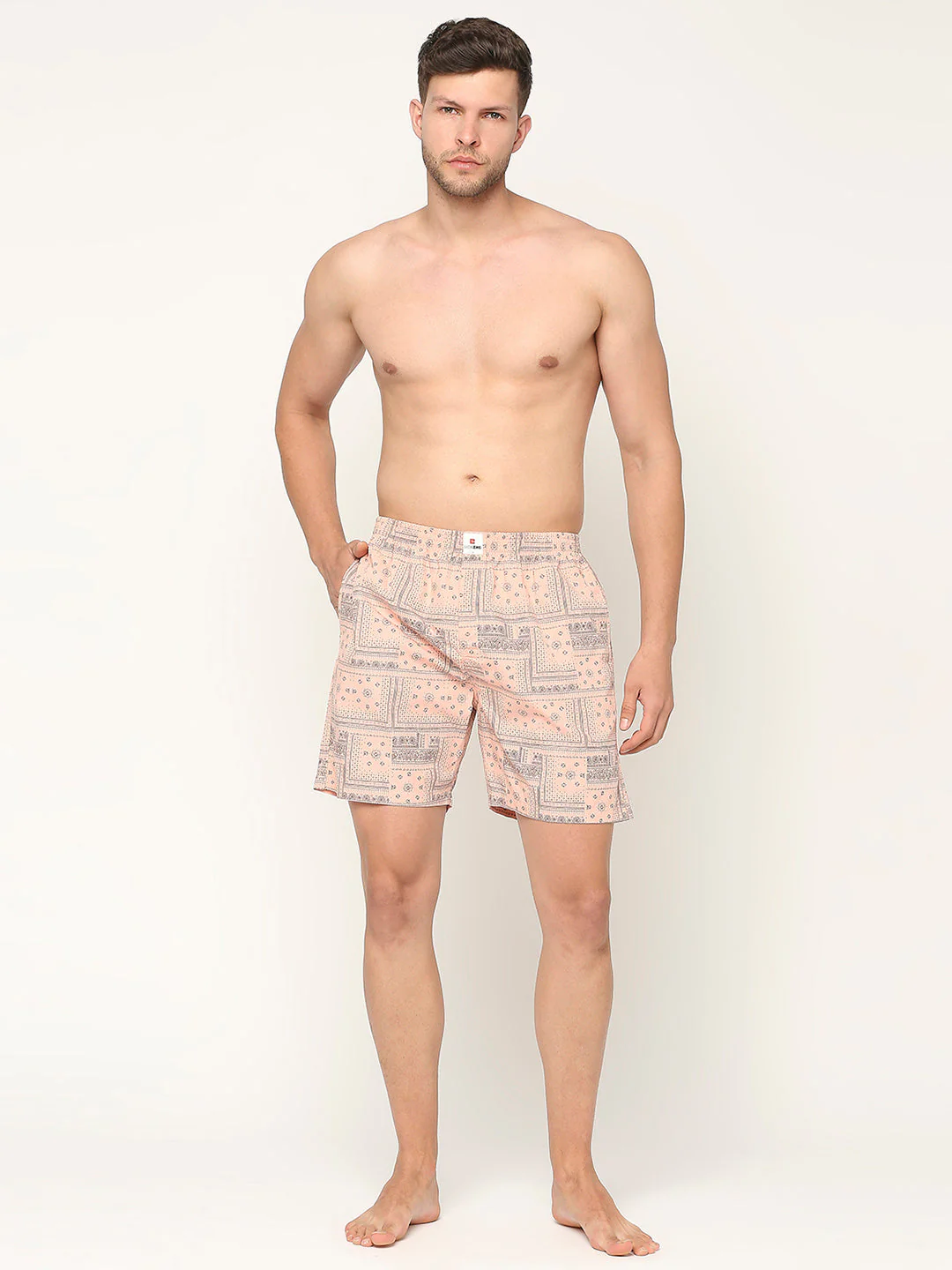 Underjeans Print Cotton Boxers