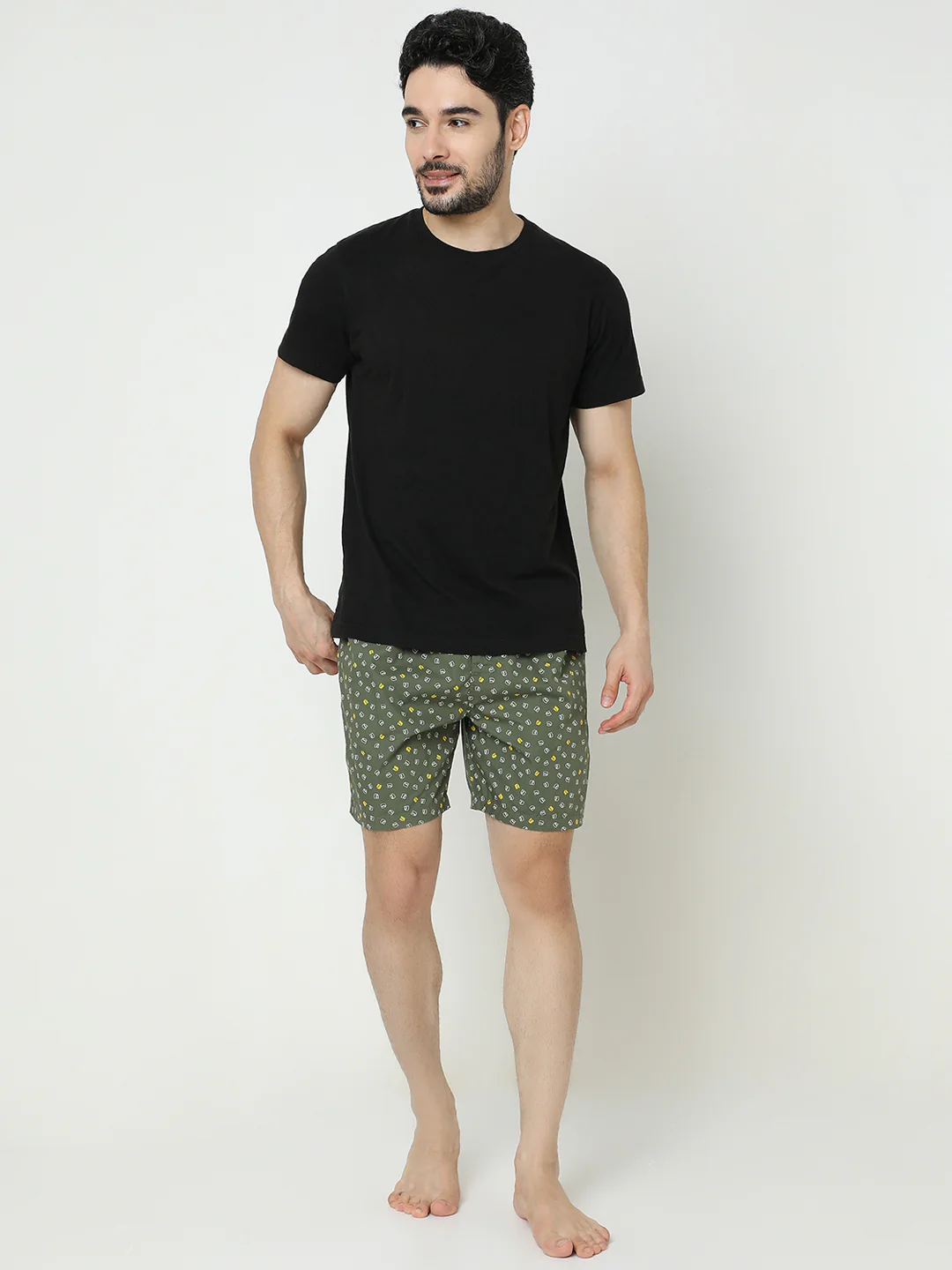 Underjeans Cotton Olive Boxers - Image 2