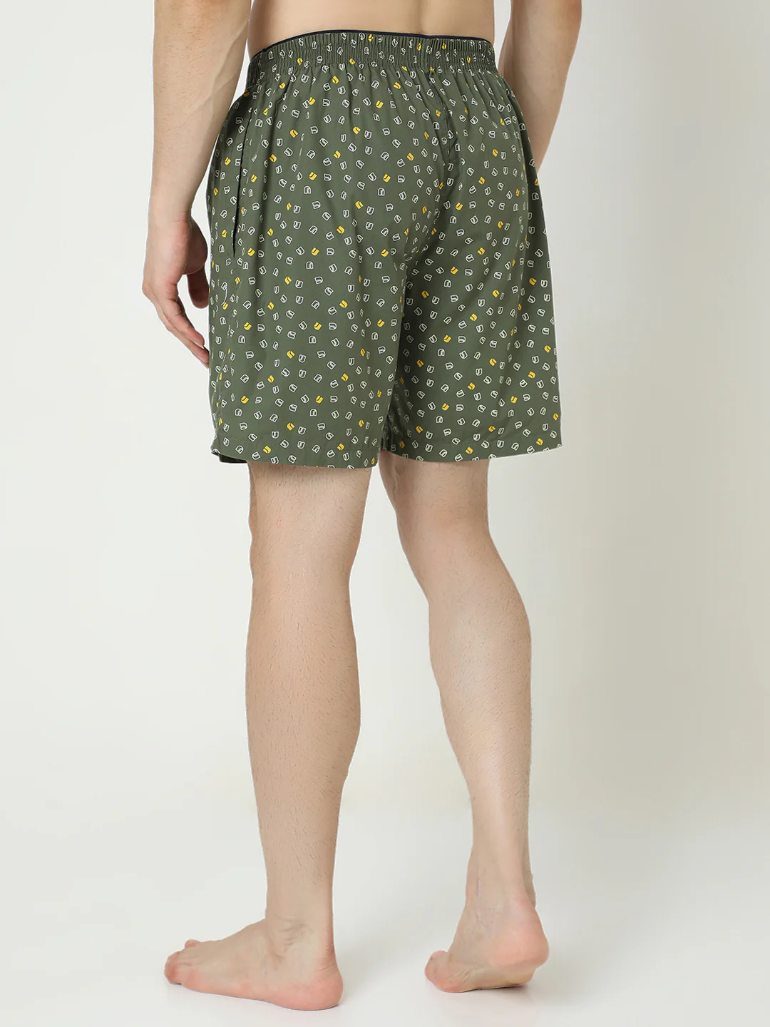 Underjeans Cotton Olive Boxers - Image 5