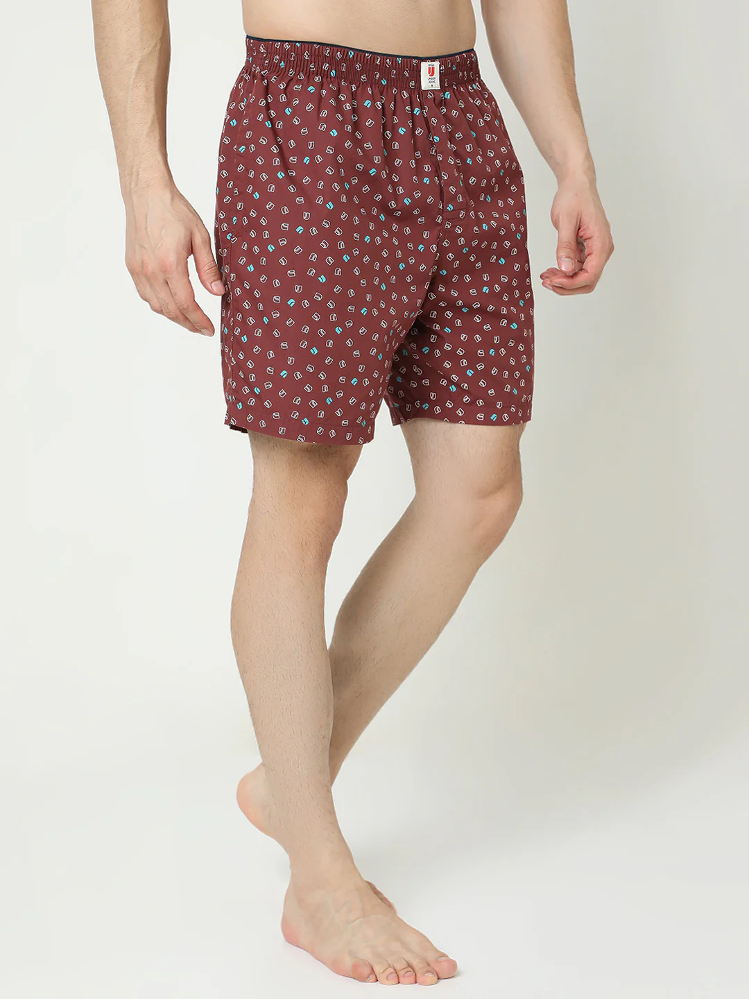 Underjeans Cotton Wine Boxers - Image 4