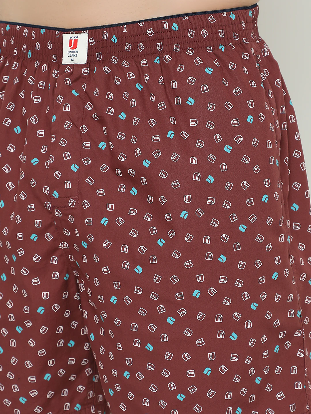 Underjeans Cotton Wine Boxers - Image 5