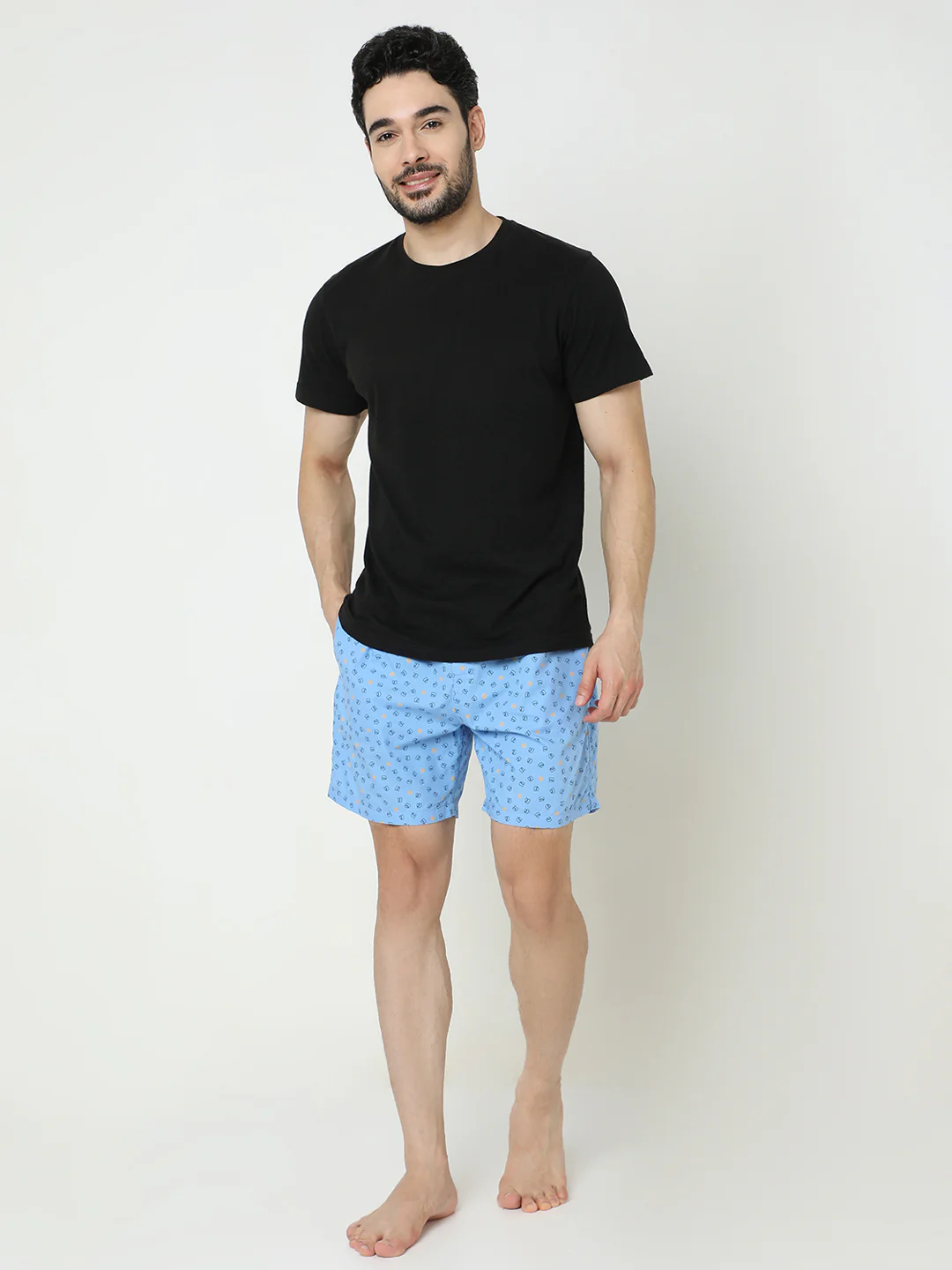 Underjeans Cotton Blue Boxers