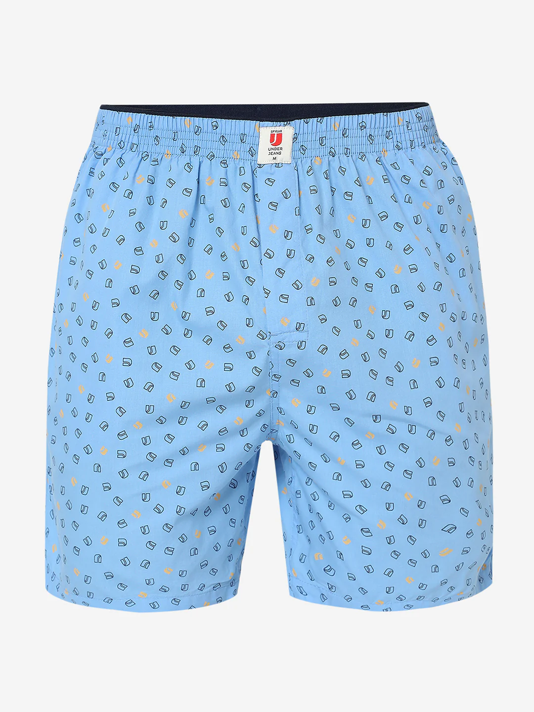 Underjeans Cotton Blue Boxers - Image 7