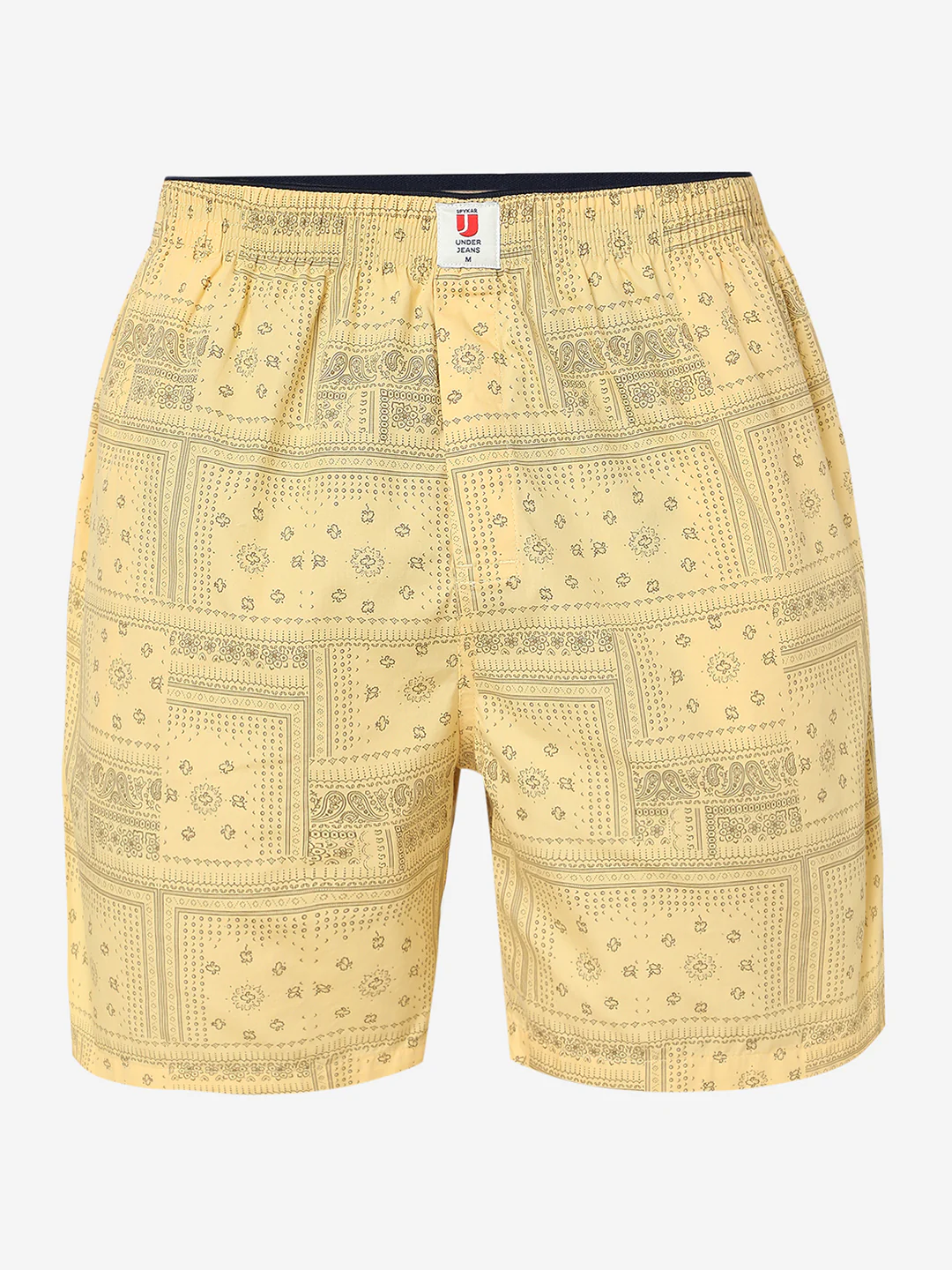 Underjeans Cotton Yellow Brown Boxers - Image 7