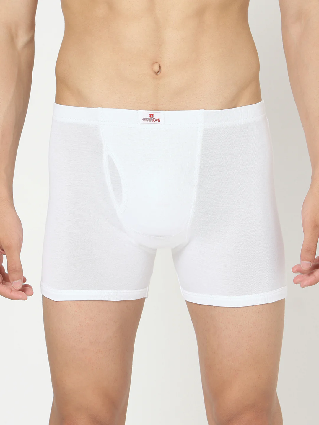 Underjeans Pack Of 2 Cotton Blend White Trunks - Image 2