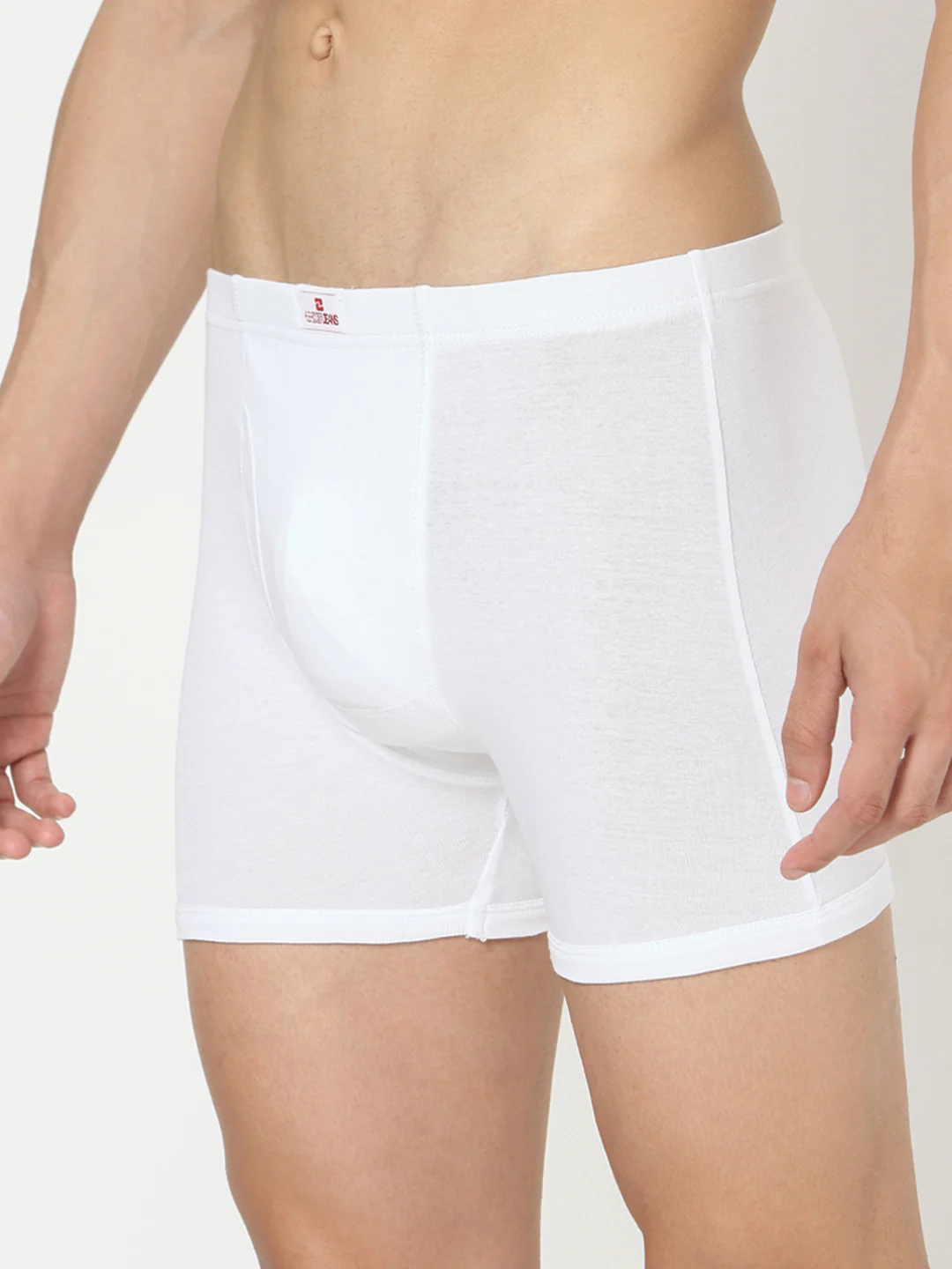 Underjeans Pack Of 2 Cotton Blend White Trunks - Image 3