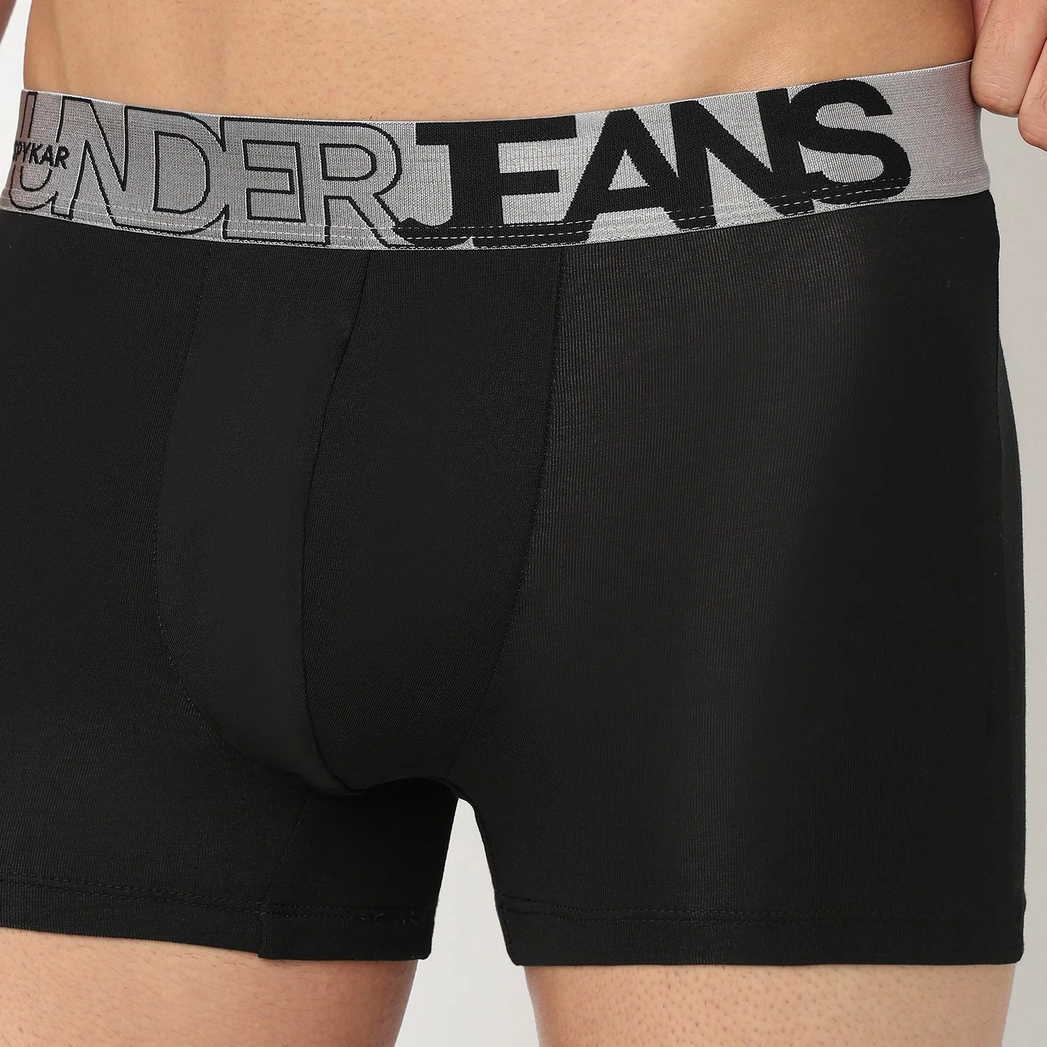 Underjeans Pack Of 2 Cotton Blend Solid Mid-Rise Trunks - Image 6