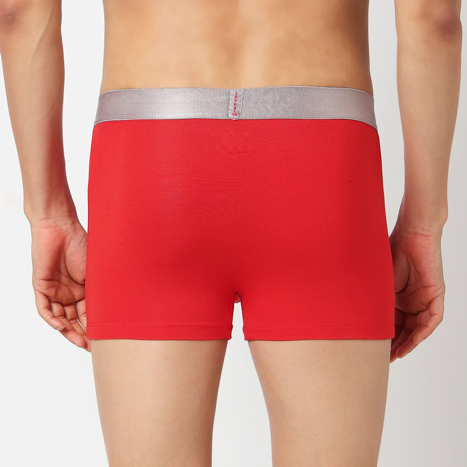 Underjeans Pack Of 2 Cotton Blend Solid Mid-Rise Trunks - Image 6