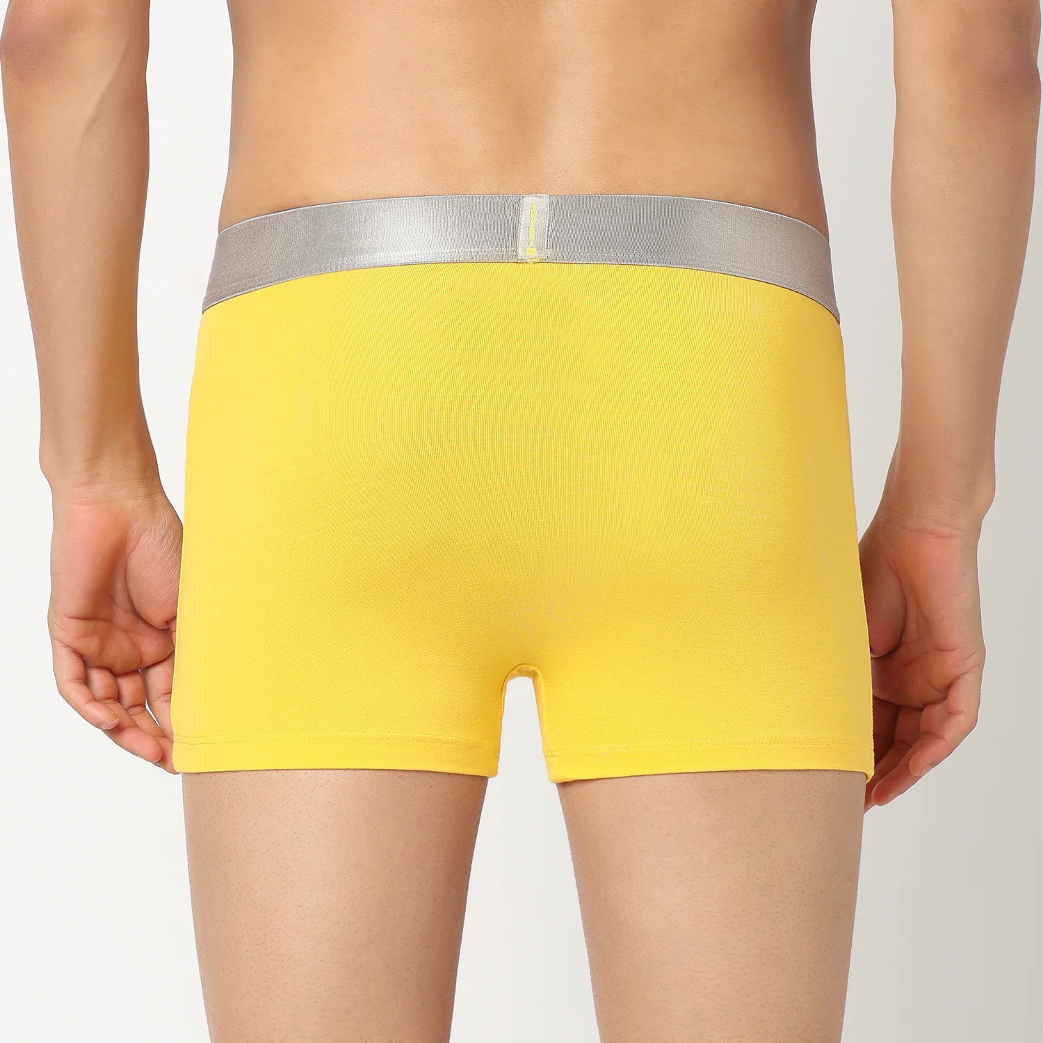 Underjeans Pack Of 2 Cotton Blend Solid Mid-Rise Trunks - Image 7