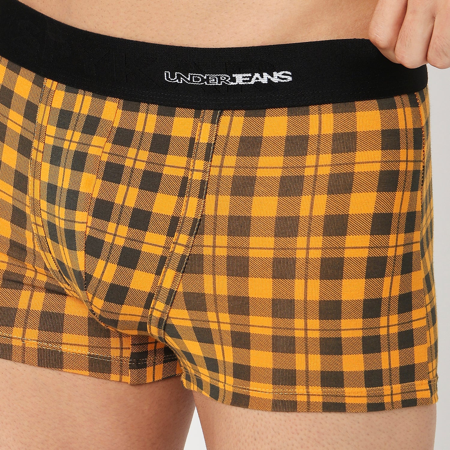 Underjeans Pack Of 2 Cotton Blend Mid-Rise Trunks - Image 6