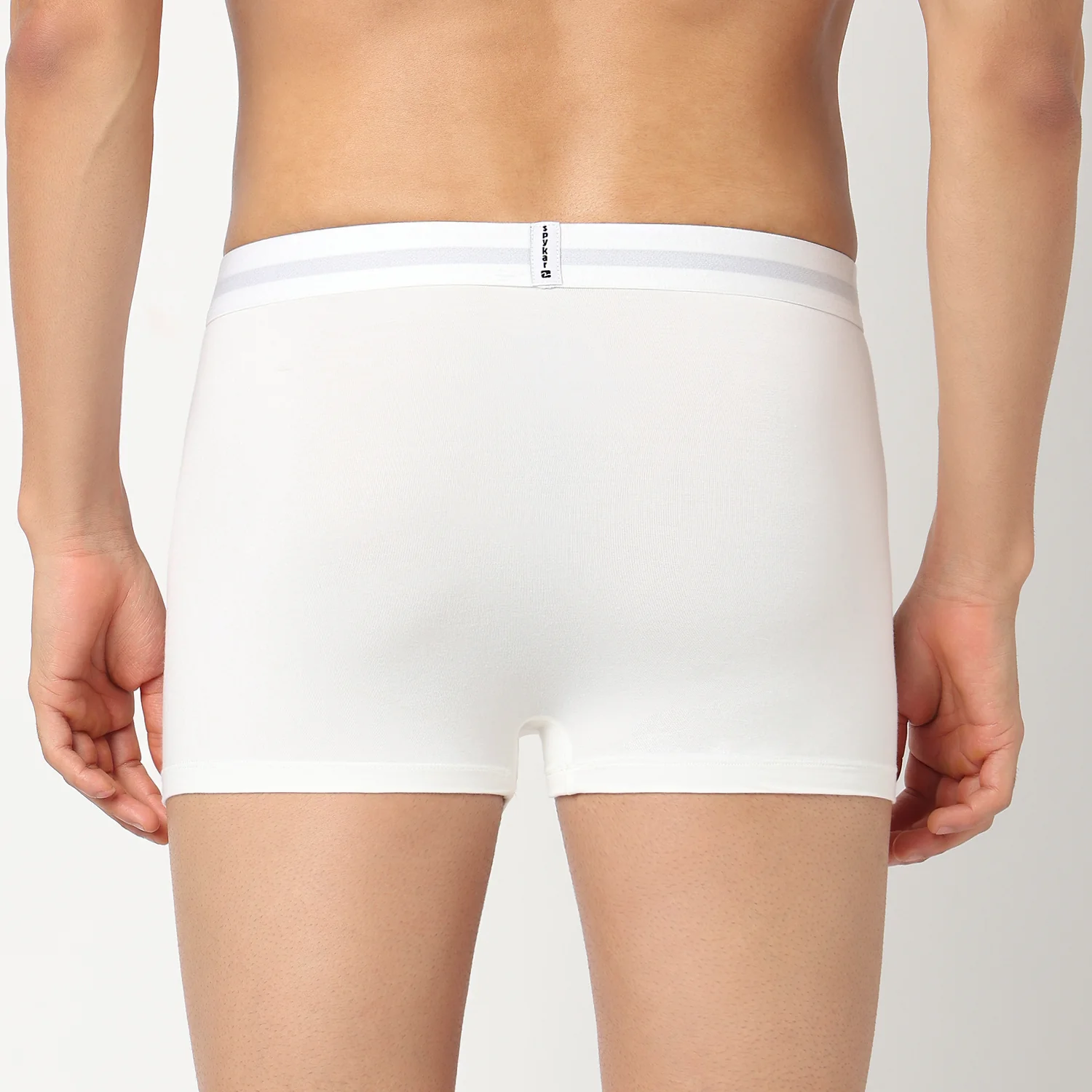 Underjeans Pack Of 2 Modal Blend Solid Mid-Rise Trunks - Image 7