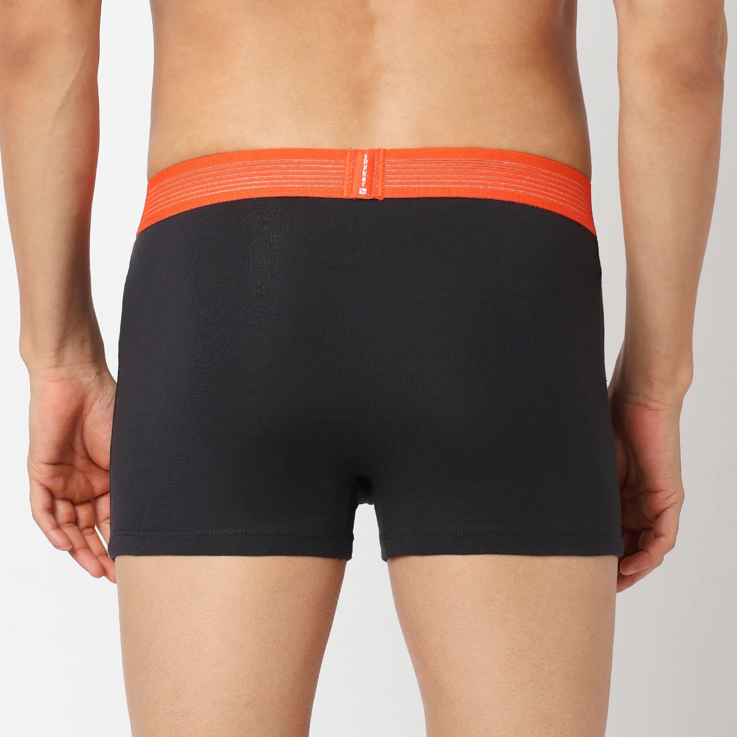 Underjeans Pack Of 3 Cotton Blend Solid Mid-Rise Trunks - Image 8