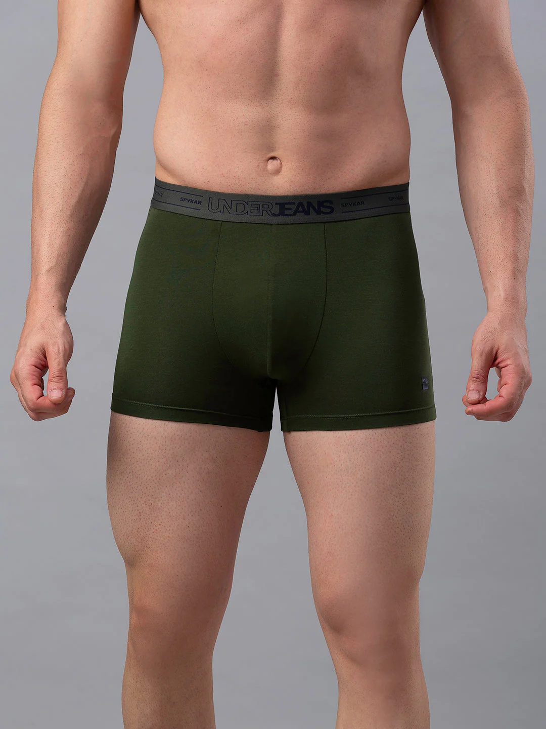 Underjeans Olive Cotton Blend Trunk - Image 6