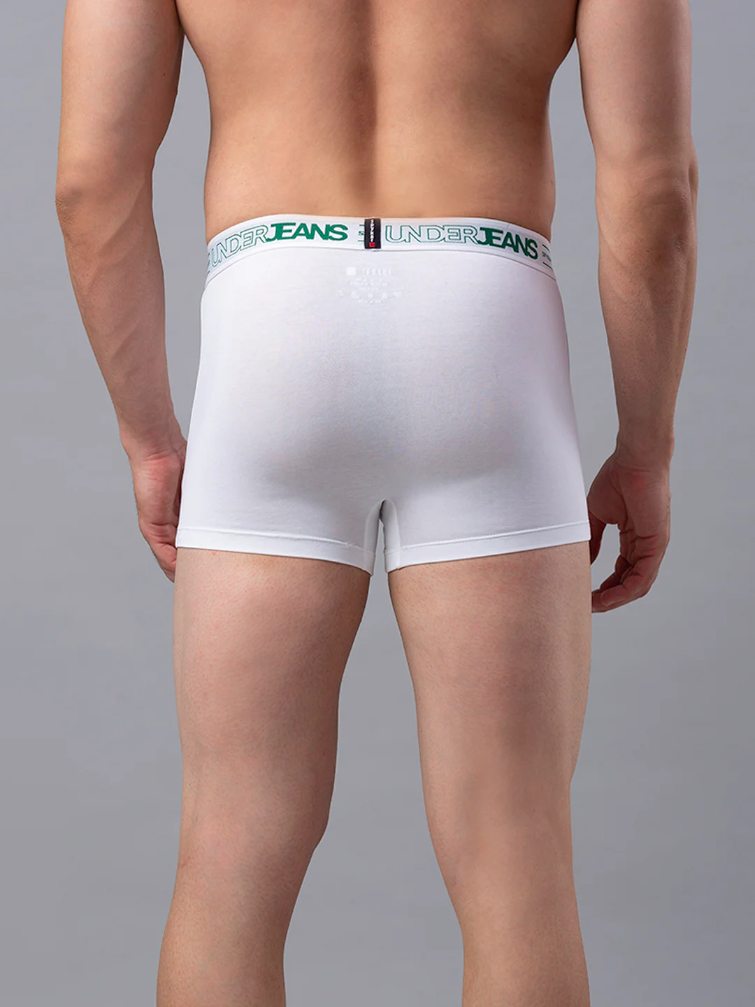 Underjeans White Cotton Blend Trunk - Image 3