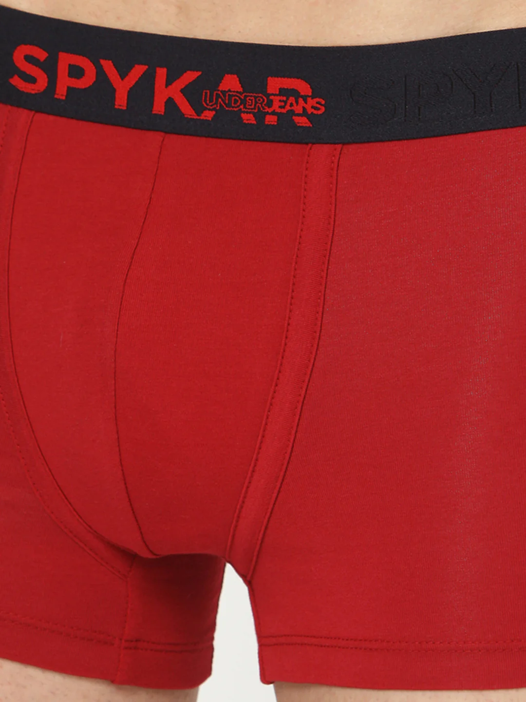 Underjeans Maroon Cotton Blend Trunk - Image 5