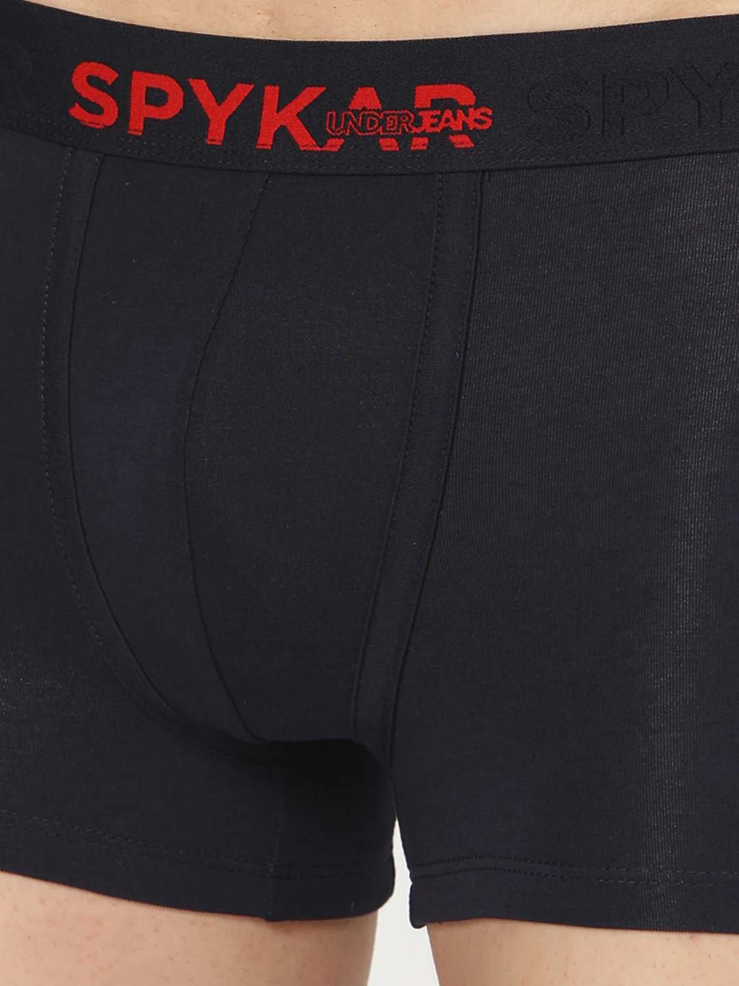 Underjeans Navy Cotton Blend Trunk - Image 7