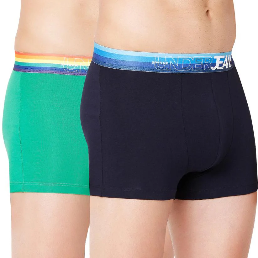 Underjeans Pack Of 2 Cotton Blend Trunks