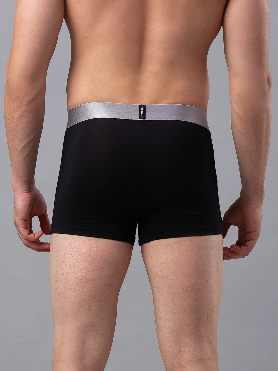 Underjeans Black Cotton Blend Trunk - Image 3
