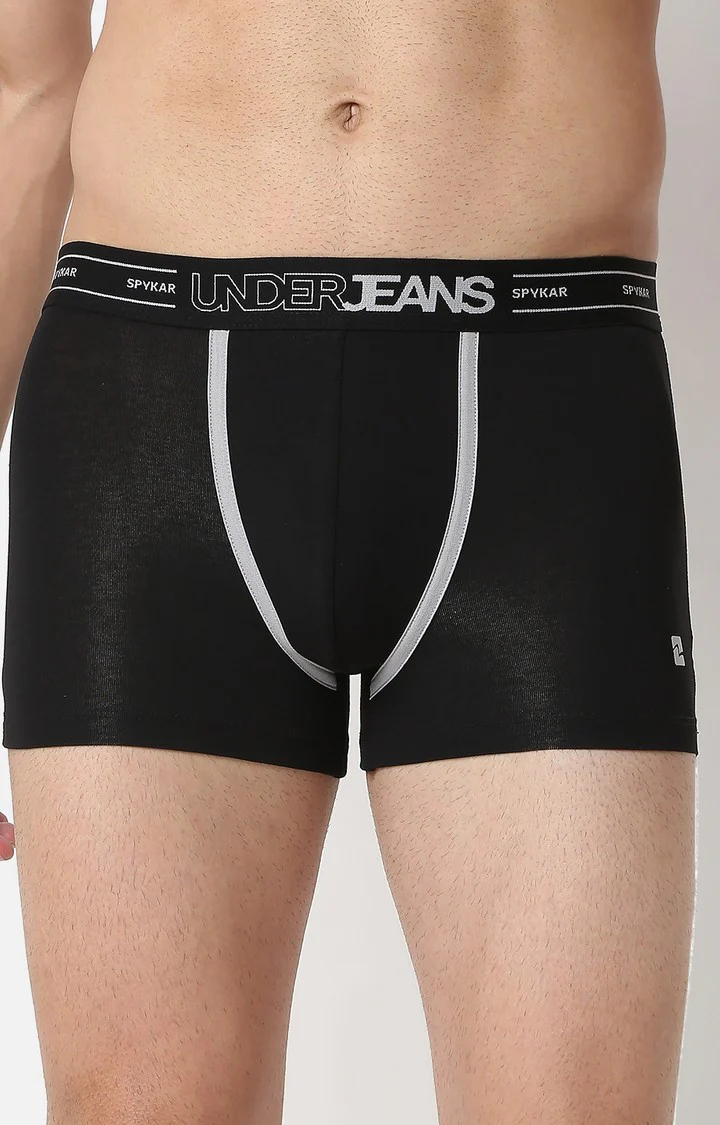 Underjeans Black Cotton Trunk - Image 2