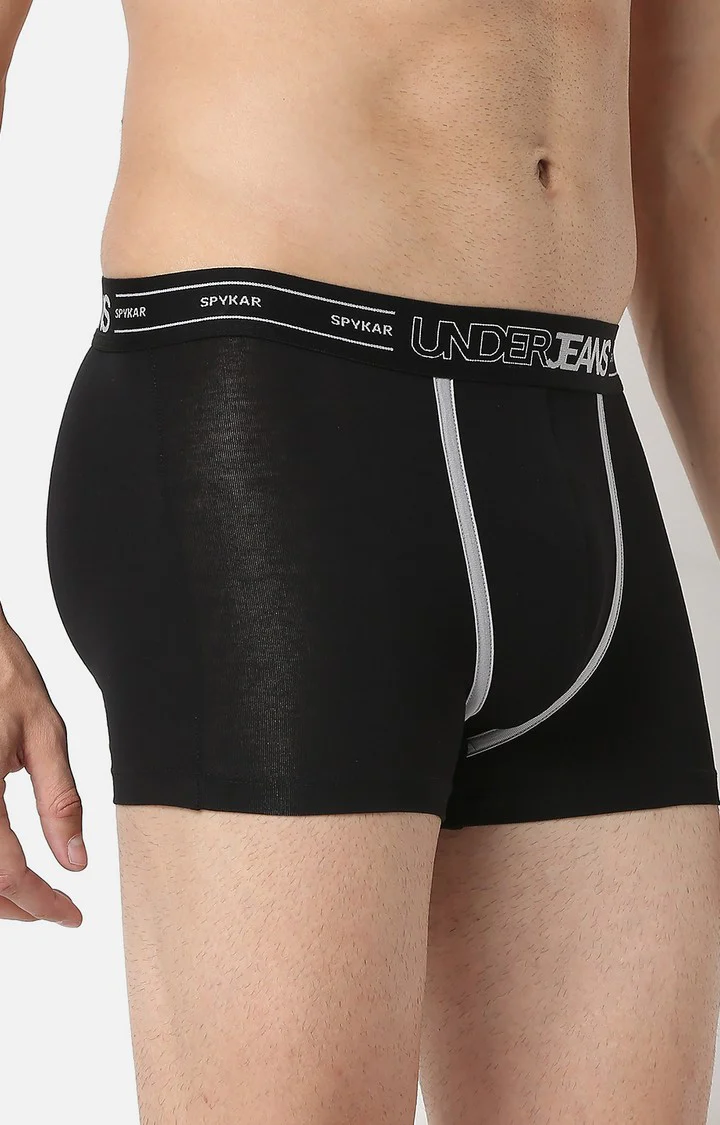 Underjeans Black Cotton Trunk - Image 3