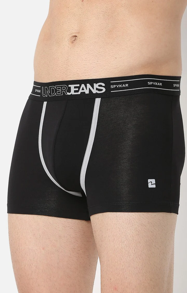 Underjeans Black Cotton Trunk - Image 5