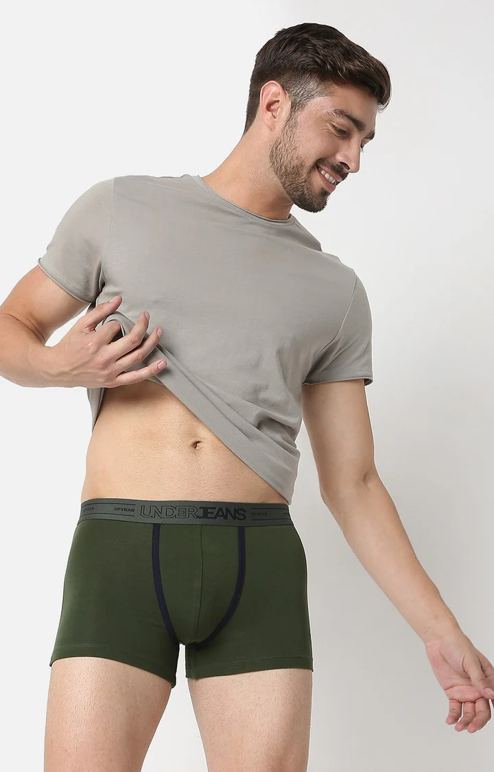 Underjeans Olive Cotton Trunk