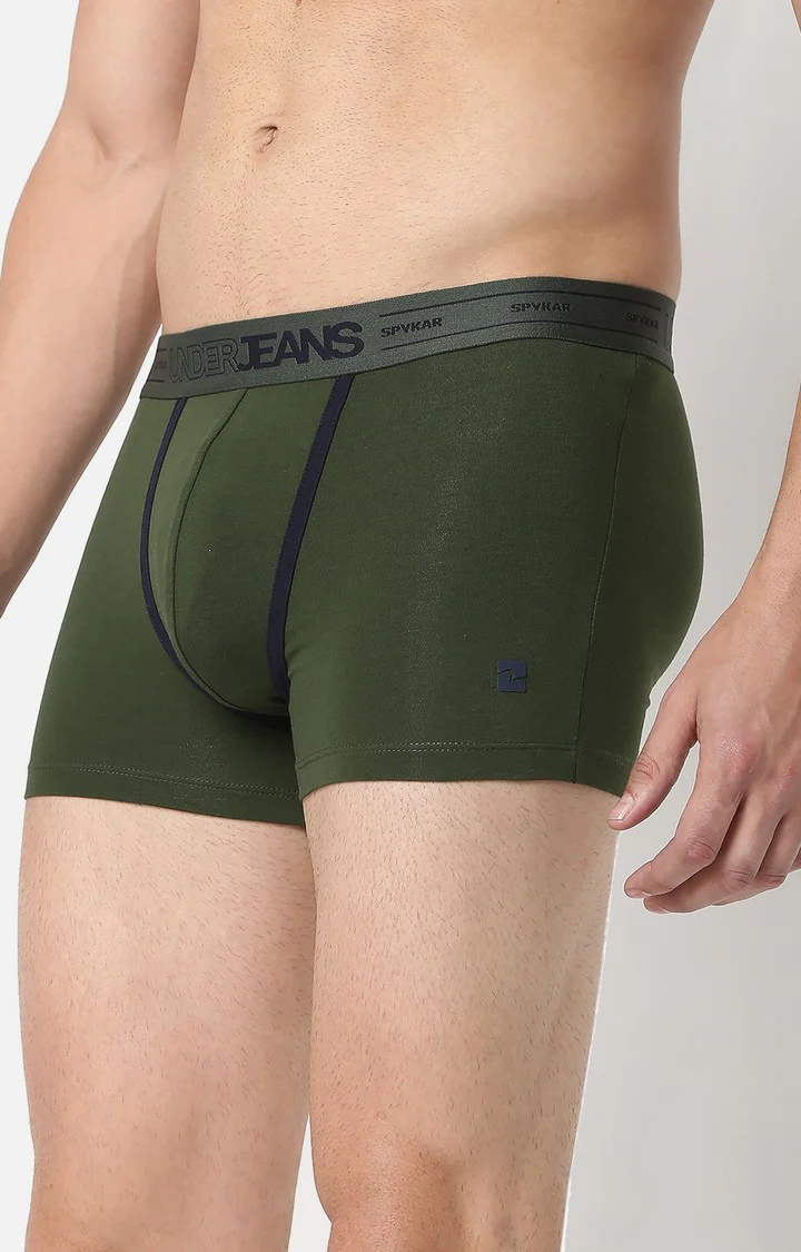 Underjeans Olive Cotton Trunk - Image 4