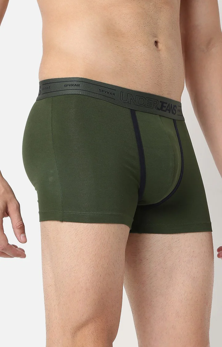 Underjeans Olive Cotton Trunk - Image 5