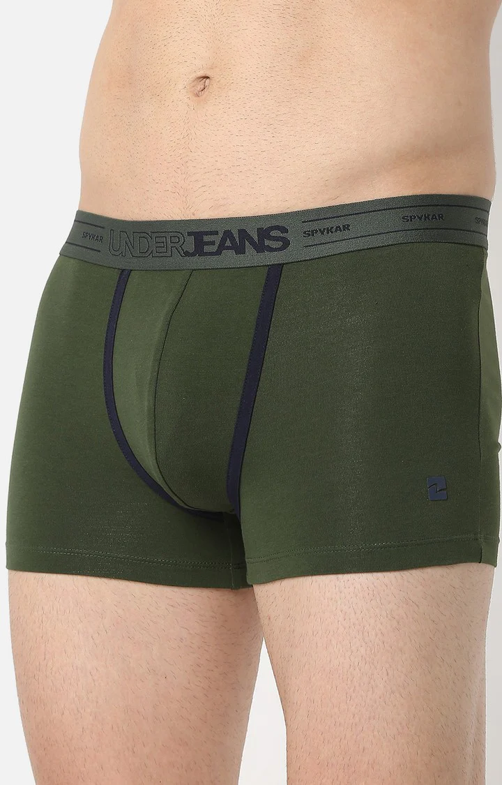 Underjeans Olive Cotton Trunk - Image 6