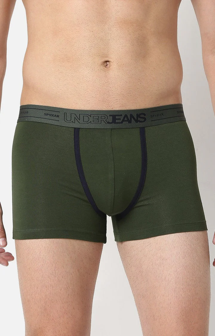 Underjeans Olive Cotton Trunk - Image 9