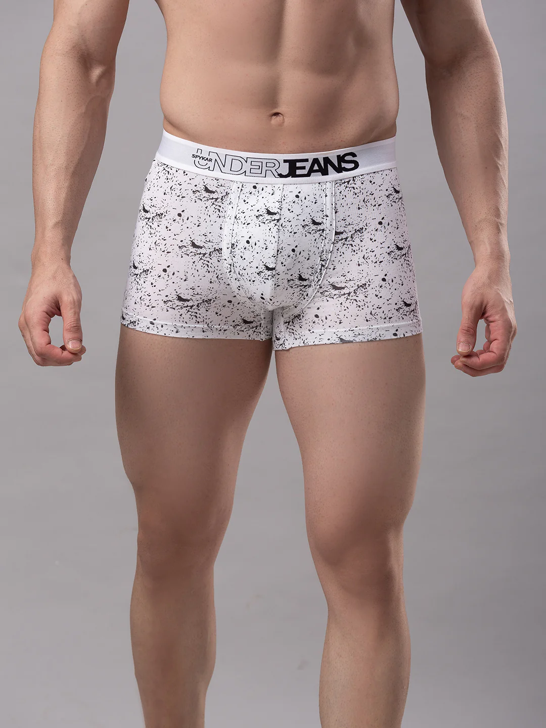 Underjeans White Cotton Blend Trunk - Image 2