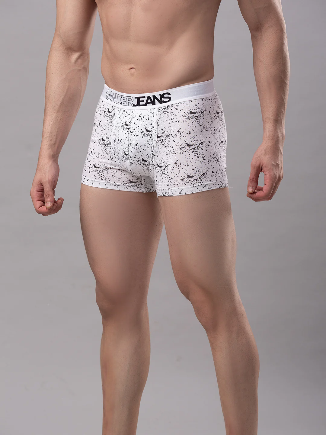 Underjeans White Cotton Blend Trunk - Image 4